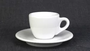 6 x extra dickwandige Espressotassen | »Verona« | weiss | max. 65 ml | inkl. UT - Bild 1 von 4