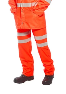 weatherproof and breathable over Trousers hi vis Sealtex Orange portwest RT51