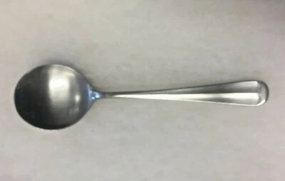 Colher de sopa redonda de aço inoxidável Supreme Liberty Bell 6-3/4" - Imagem 1 de 2