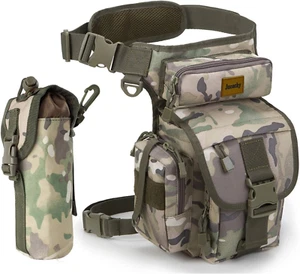 Multifunzionale Drop Leg Marsupio Militare Tattico Coscia Hip Outdoor Confezione - Foto 1 di 12