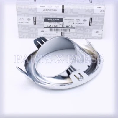 NEW GENUINE OEM NISSAN INFINITI RIGHT CHROME FOG LAMP BEZEL QX56 QX80 622561LA0A Foto 1 de 4