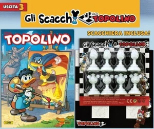Supertopolino N° 3489 + Gli Scacchi di Topolino - Scacchiera e Pedine Nere - ITA - Foto 1 di 1
