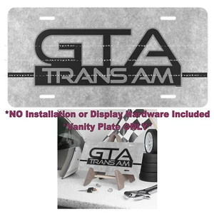 DigiRods Pontiac Trans Am Firebird GTA Model Logo Vanity Car License Plate - Picture 1 of 2
