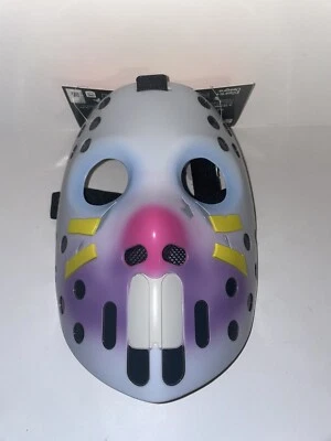 Adult Fortnite Rabbit Raider Halloween Cosplay Costume Party Hockey Mask - Image 1 of 4
