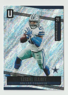 2019 Panini Unparalleled Football #108 Ezekiel Elliott - Dallas Cowboys - Image 1 of 2