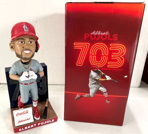 Albert Pujols 703 Home Run St. Louis Cardinals 2023 Bobblehead SGA 7/15/23 Light Cover
