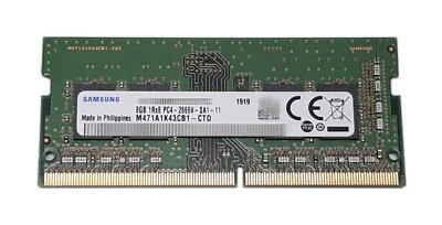 HP Samsung 8GB M471A1K43CB1-CTD DDR4-2666 No-ECC CL19 260pin SODIMM L04439-501 - Image 1 of 2