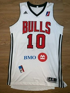 Maglia Jake Layman Photomatched Game Worn Bulls Rev30 G League Rev30 taglia L - Foto 1 di 5