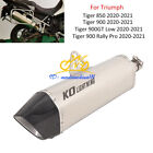 For Triumph Tiger 850 900 2020-2021 Motorcycle Exhuast Pipe System Tail Muffler