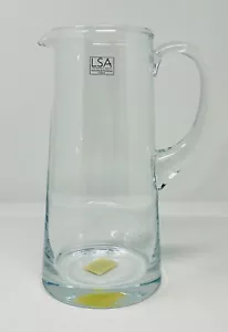 LSA INTERNATIONAL MADE IN POLAND 10" WATER GLASS PITCHER BRAND NEW w/ STICK TAGS - Picture 1 of 11