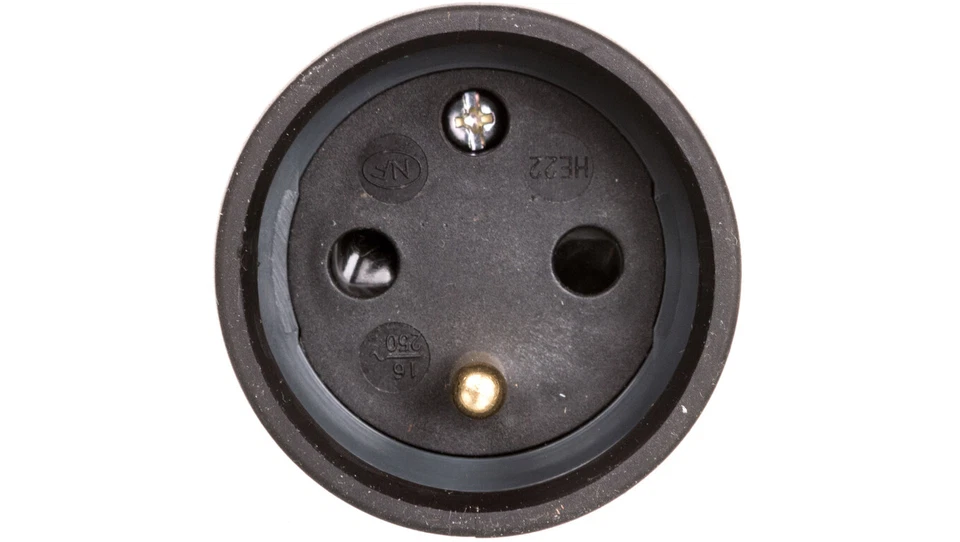 HELMO Portable rubber socket 16A 2P+Z 230V IP44 50111 /T2UK - Image 1 of 1