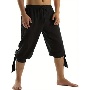 Medieval Renaissance Viking Pirate Pants Loose Horseman Peasant Trousers XXL - Picture 1 of 6