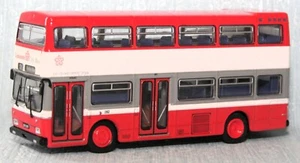 BRITBUS N6201 1:76 SCANIA METROPOLITAN 2 DOOR DOUBLE DECK BUS LEICESTER BOXED - Picture 1 of 14