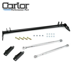 Front Suspension Traction Control Lower Tie Bar Kit For 92-95 Honda Civic EG EK - Picture 1 of 17