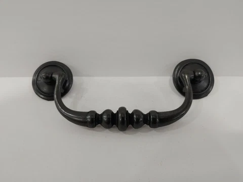 Black Antique Hardware  Drawer Pull Bail Pull 4 1/4” Centers 6pk NEW Cover