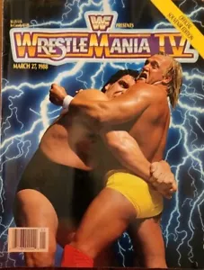 WWF Magazine Wrestlemania IV 4 Program Hulk Hogan & Andre The Giant - Picture 1 of 12