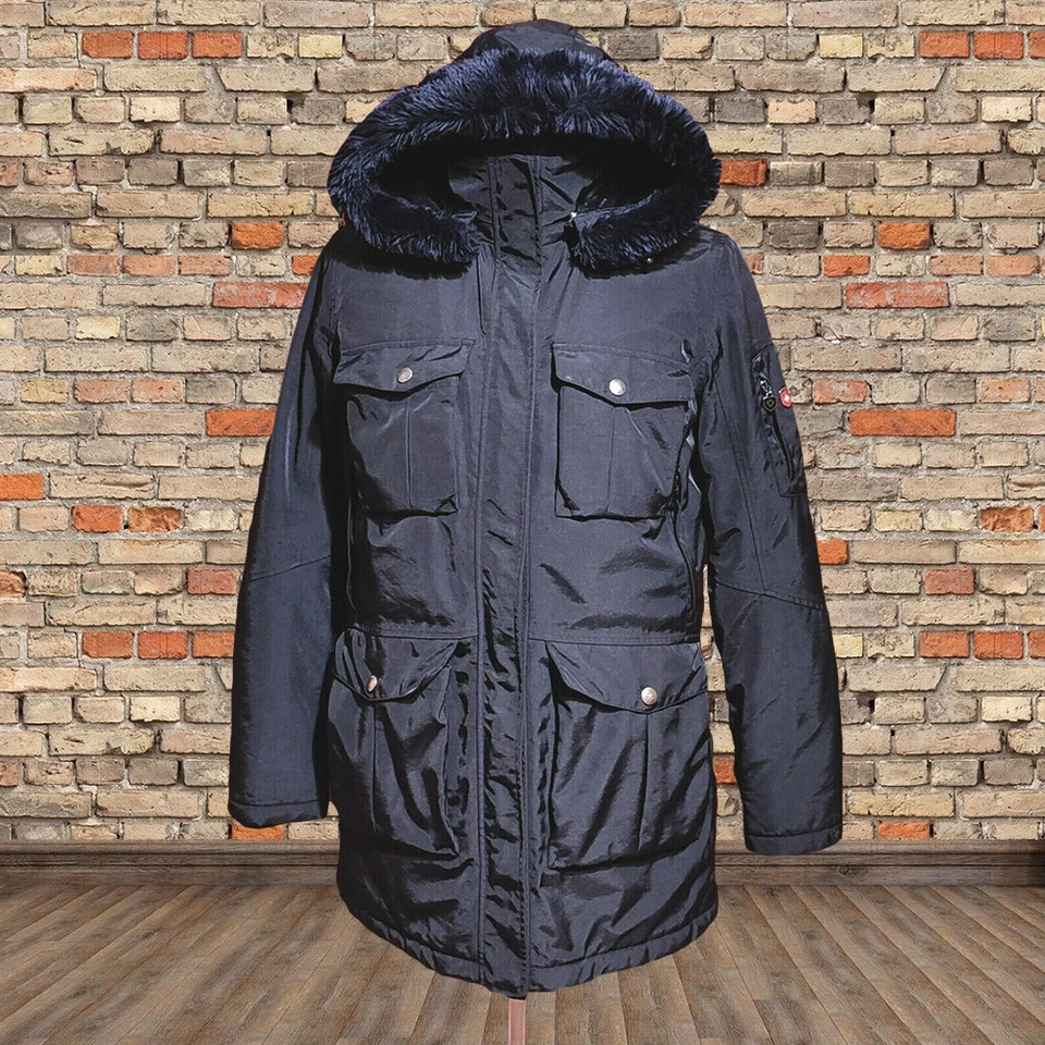 Wellensteyn Lola Chaqueta Negra Prendas de Exterior A Prueba de Viento Impermeable Transpirable, Talla L Foto 1 de 4