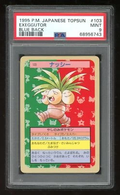 Pokemon Japanese Topsun Blue Back 103 1st Exeggutor Card 1995 PSA 9 68956743 - Image 1 of 2