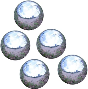Stainless Steel Gazing Ball for Homes and Gardens Ornament, Hollow Ball Mirror P - Picture 1 of 12