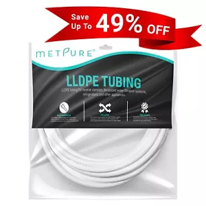 Tubo LLDPE bianco 25 piedi 3/8" per produttore di ghiaccio RO o frigorifero certificato NSF - Foto 1 di 9