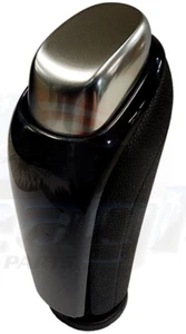 GENUINE HSV VY VZ SATIN CHROME BLACK AUTO SHIFTER HANDLE+BUTTON - Picture 1 of 1