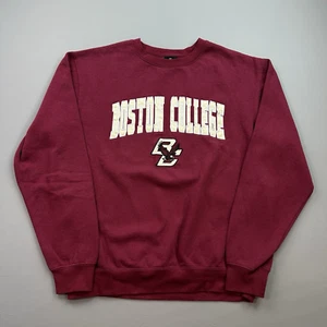 Boston College Eagles Sweatshirt Mens Large Colosseum Embroidered Logo Pullover - Picture 1 of 14