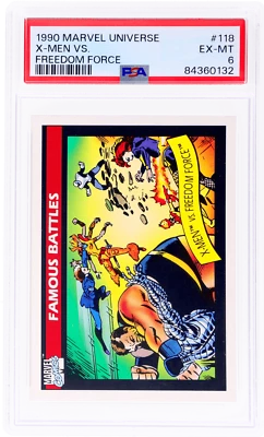 1990 Marvel Universe X-Men Vs. Freedom Force #118 PSA 6 - Image 1 of 2