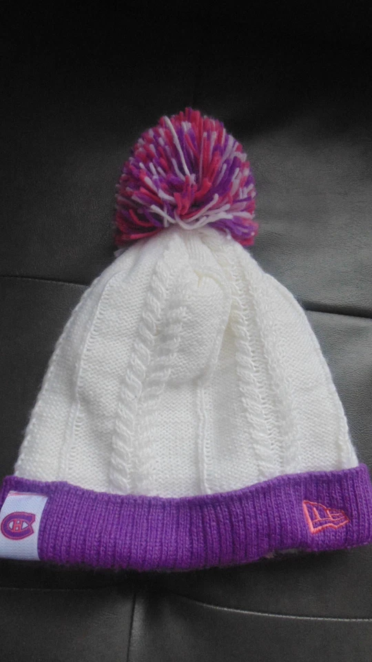 Montreal Canadiens Hockey Sombrero Gorra Tuque Niñas Jóvenes Niño Nuevo Con Etiquetas Invierno Foto 1 de 3