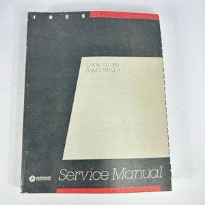 1985 Dodge Ram truck D&W 100-350 Ramcharger shop service manual pickup  - Foto 1 di 23