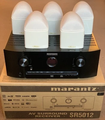 Marantz SR5012 Receiver ATMOS DTS:X 4K HDCP 2.2 +Mirage Prestige Speaker Package - Image 1 of 4