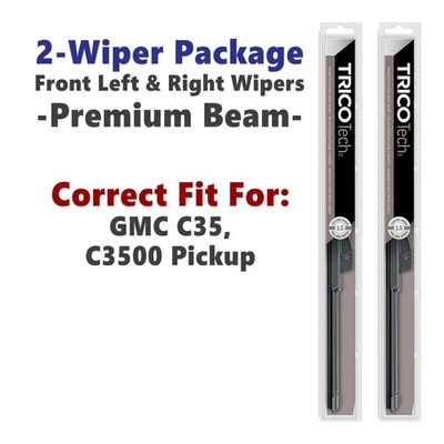 Limpiaparabrisas 2pk limpiaparabrisas de haz para camioneta GMC C35 C3500 1973-1978 - 19160x2 Foto 1 de 4