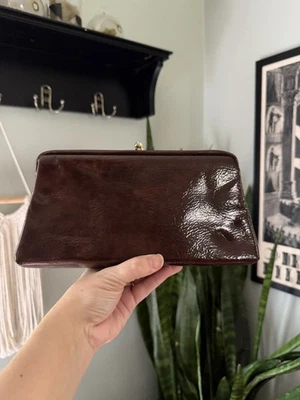 Bolso sin asas Harry Levine HL de colección años 50 carey charol MCM Mad Men Foto 1 de 4