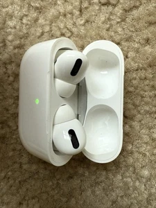 Airpods Pro 1ère génération - Lightning - POD GAUCHE ANC NE FONCTIONNE PAS (STATIQUE), DROIT OK - Photo 1 sur 4