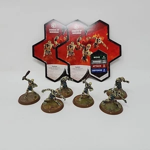 Heroscape Zombies of Morindan (x2) Figures & Army Cards Wave 6 Dawn of Darkness - Picture 1 of 7