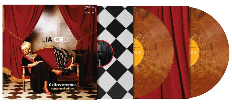 Celia Cruz - Exitos Eternos: Centennial Edition [Copper Vinyl] NEW Vinyl - Image 1 of 1