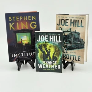Stephen King / Joe Hill Lot - 2 HC First Editions Institute & Full Throttle - Picture 1 of 7