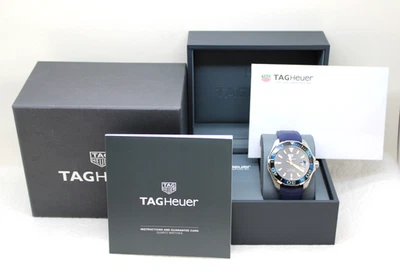 TAG HEUER AQUARACER REF WAY201P S/S AUTOMATIC WATCH FULL SET EXCELLENT COND. - Image 1 of 4