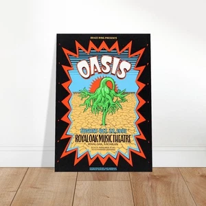 Oasis Concert Tour Vintage Style Rock Music Poster - Bild 1 von 11