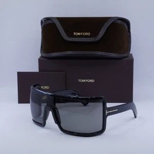 Tom Ford FT1118 01A Sonnenbrille glänzend schwarz/rauchfarben 00--110 neu authentisch - Bild 1 von 6