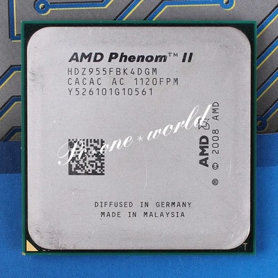 AMD Phenom II X4 955 3.2 GHz (HDZ955FBK4DGM) 125W 6M Socket AM3  Processor CPU - Image 1 of 4