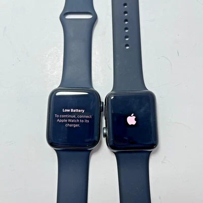 Apple Watch Lot – SE 2nd Gen LTE 44mm & Series 3 Cellular 42mm Locked - Image 1 of 4