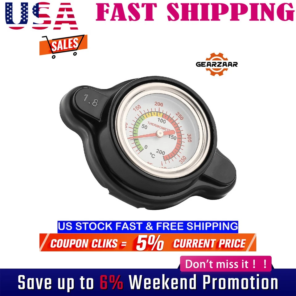 1*Tapa de radiador de alta presión apta para motocicleta Honda Kawasaki Suzuki Yamaha * Foto 1 de 4