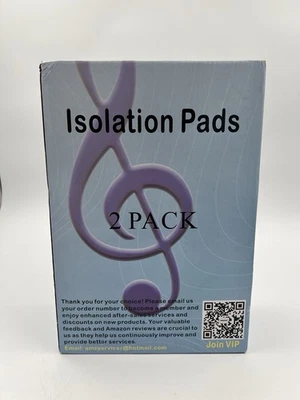 Paquete de 2 almohadillas de aislamiento de altavoces acústicos para monitor de estudio para altavoces de 5-6 pulgadas Foto 1 de 4