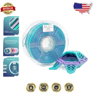 Filamento PLA vibrante de transición de color sirena 1,75 mm - 1 kg para impresoras 3D - Imagen 1 de 10