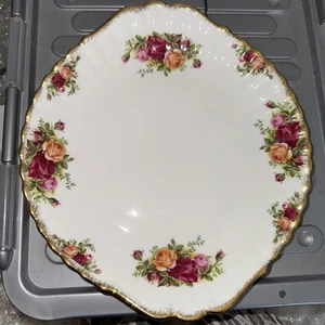 Royal Albert Old Country Roses Bone China Decorative Plate, Cake Platter - Picture 1 of 2