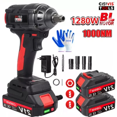 Akku Schlagschrauber 1000NM Akkuschrauber 1/2" Schrauber Ratsche Set Für Makita - Bild 1 von 4