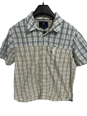 Rocawear Classic Short Sleeve Button Up Shirt Checkered Men's Size 3XL - Image 1 of 4