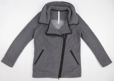 Chaqueta Moto Lululemon Negra/Gris Ambiental/Negro Talla 6 ¡COMO NUEVA! Foto 1 de 4