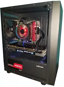 Custom Gaming Desktop PC, AMD Ryzen 7 2700X, NVIDIA GTX 1080 FTW, M.2 NVMe SSD - Picture 1 of 14