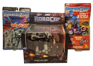 Robocop on Jetcyle, Robocop, ED-209 vs Mr Kinney model / figures bundle - Picture 1 of 19